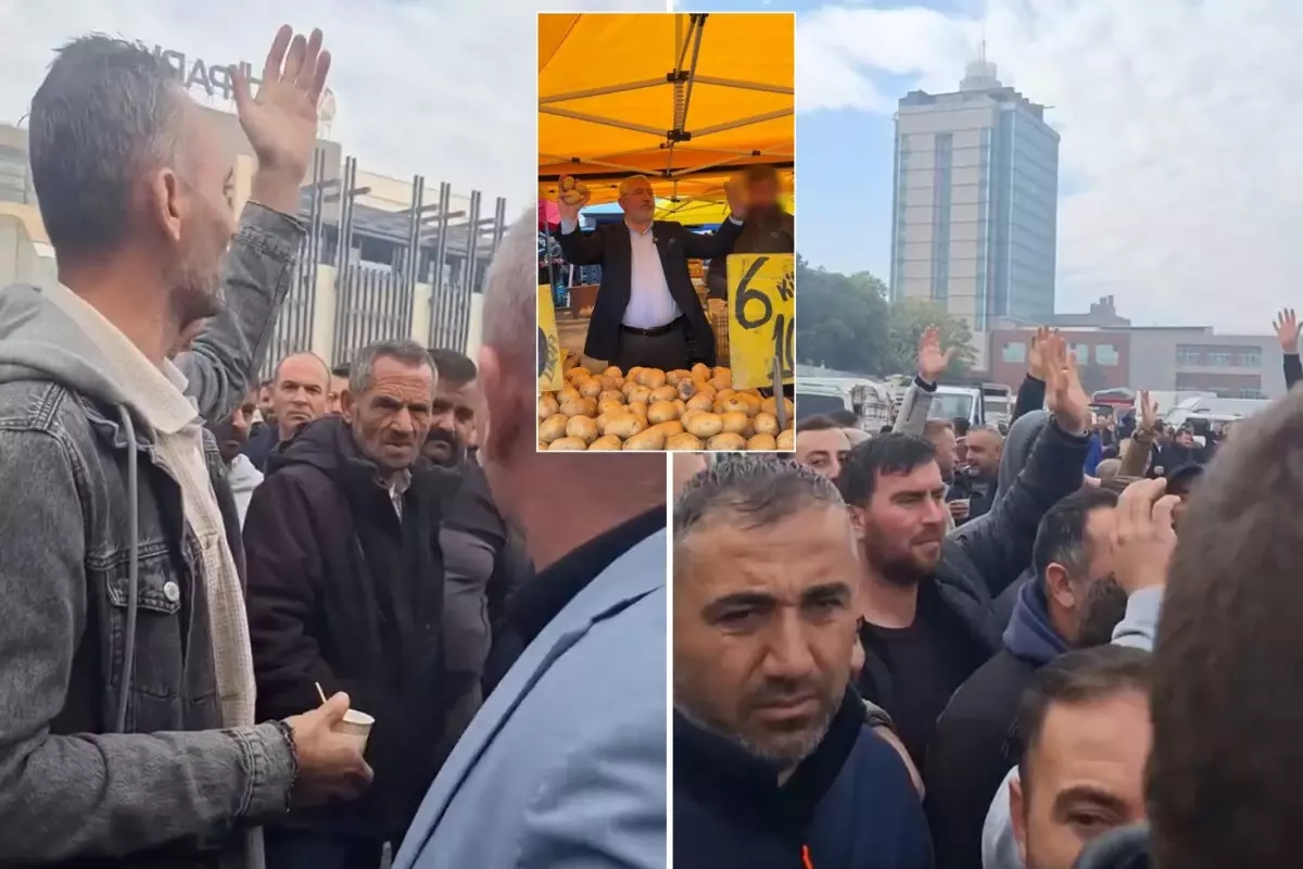 Çorum'da pazarcılar belediye başkanını protesto etti!