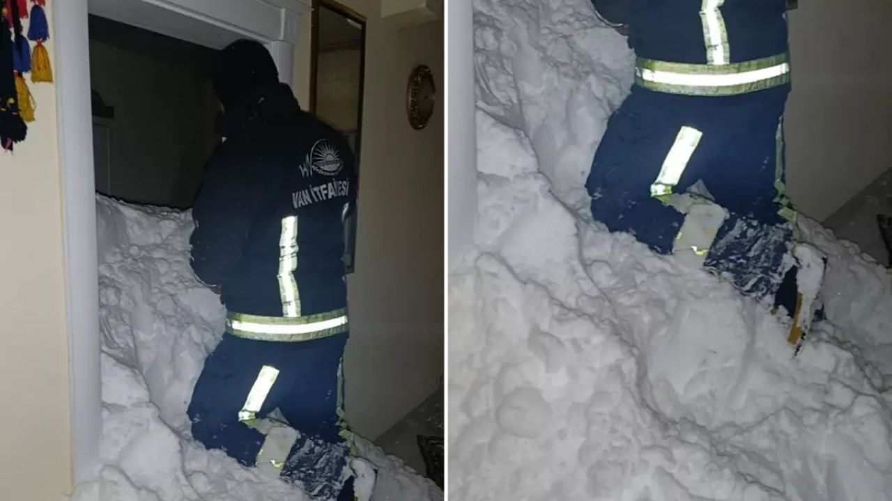 Van’da çığ felaketi: 1 kişi kayıp, 22 ev tahliye edildi