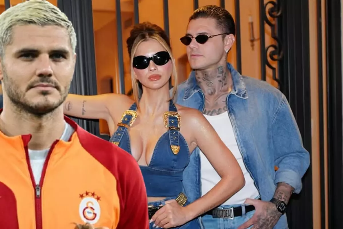 Icardi ve sevgilisi havuz keyfinde!