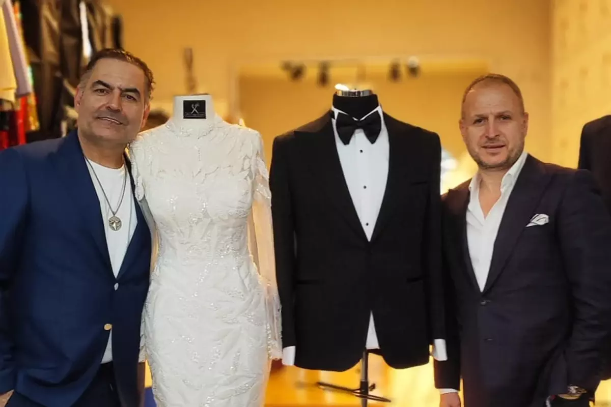 Moda dünyasında devrim: Gelinlik ve damatlık bir arada!