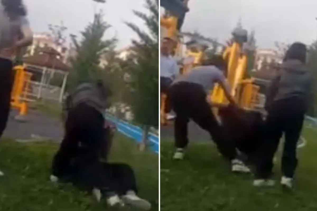 Kızlar, arkadaşlarını tuzağa düşürüp dövdü!