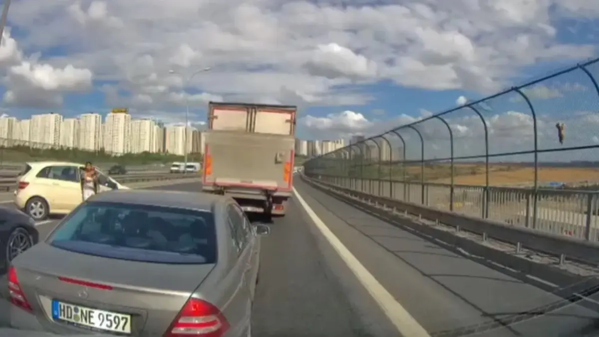 Kedinin yardımına koşan kadına araç çarptı