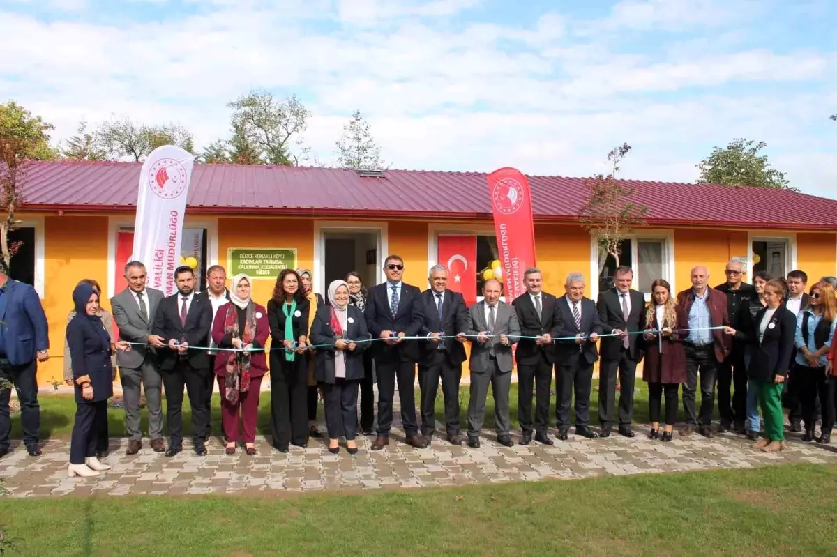 Düzce'de Kadın Üreticilerden Tarımsal Kalkınma Kooperatifi Açıldı