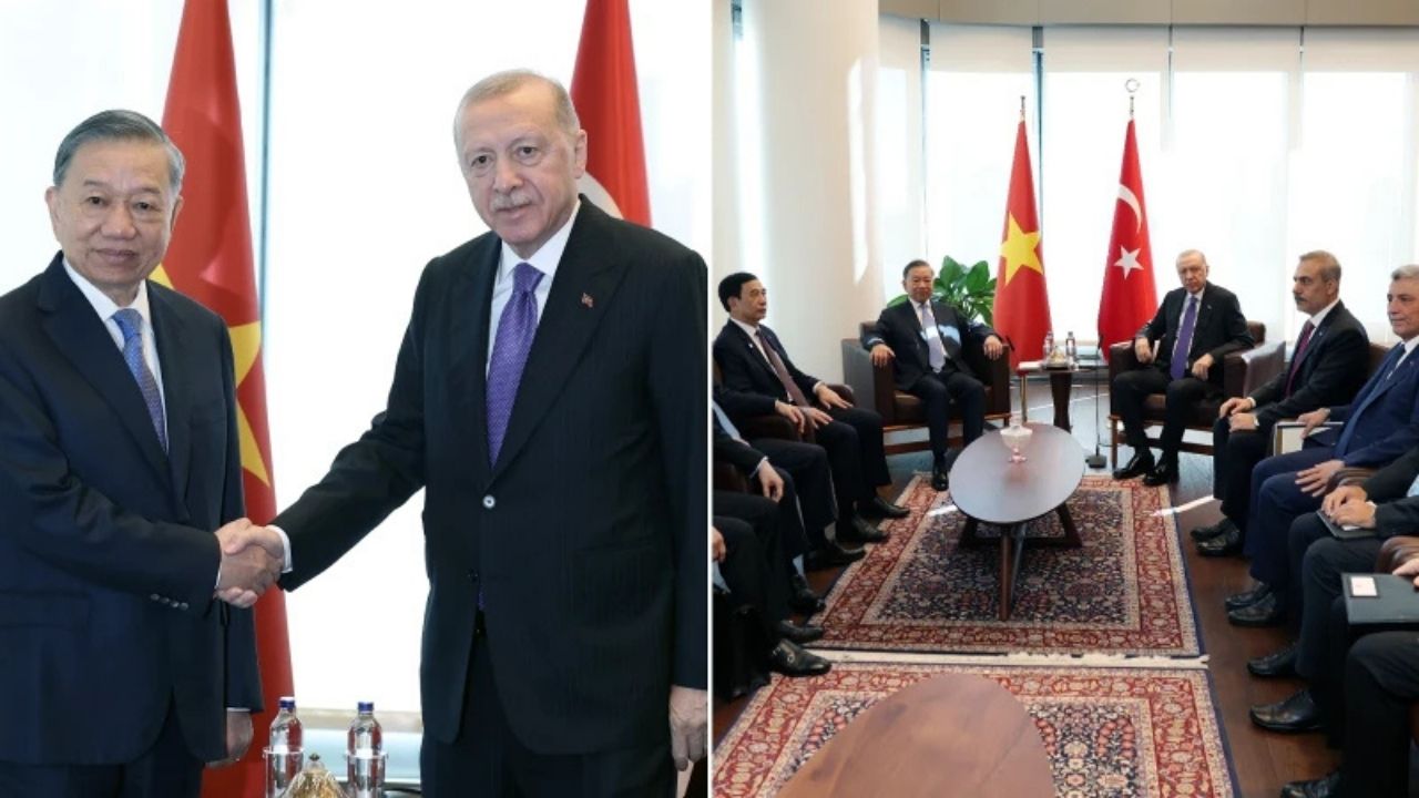 Erdoğan, BM Zirvesi Öncesi Türkevi’nde To Lam İle Görüştü