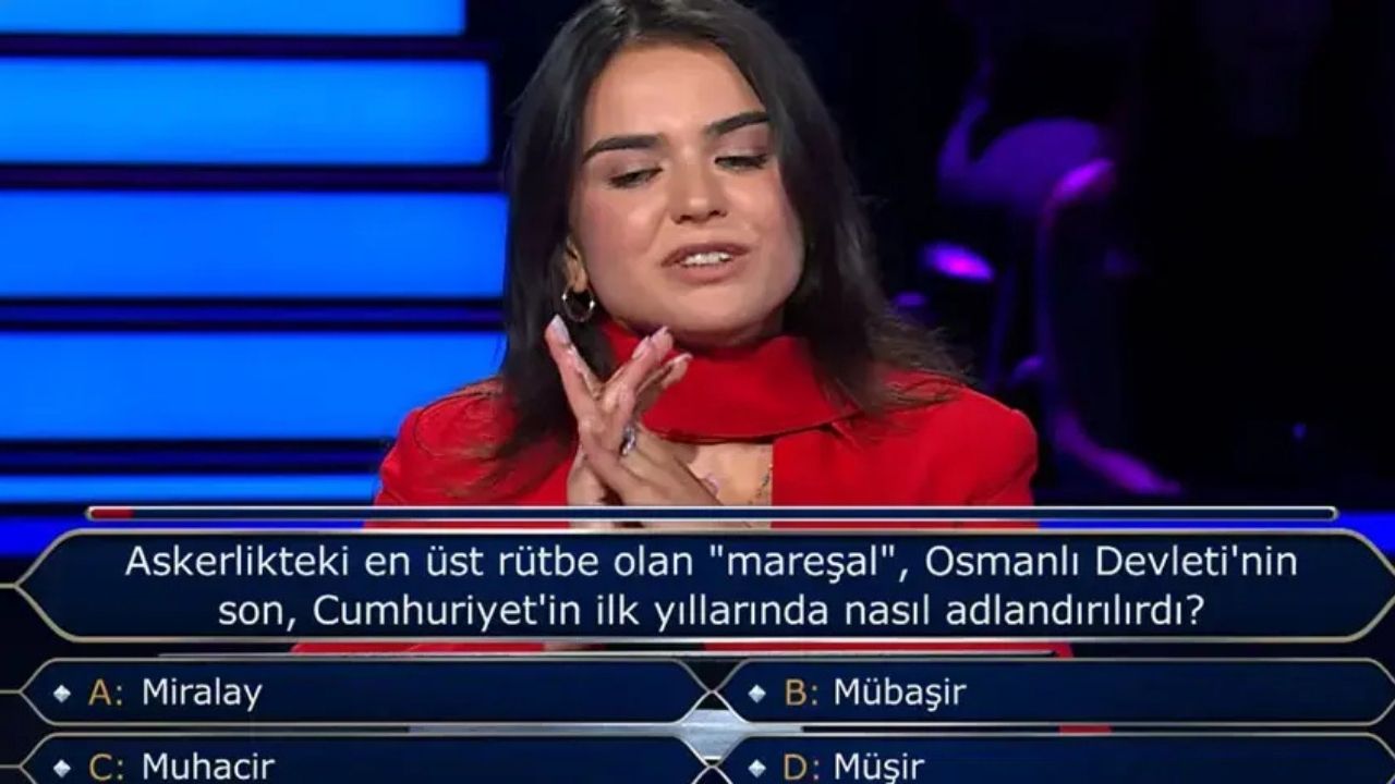 Milyoner’de Askerî Rütbe Sorusu Yarışmacıyı Köşeye Sıkıştırdı