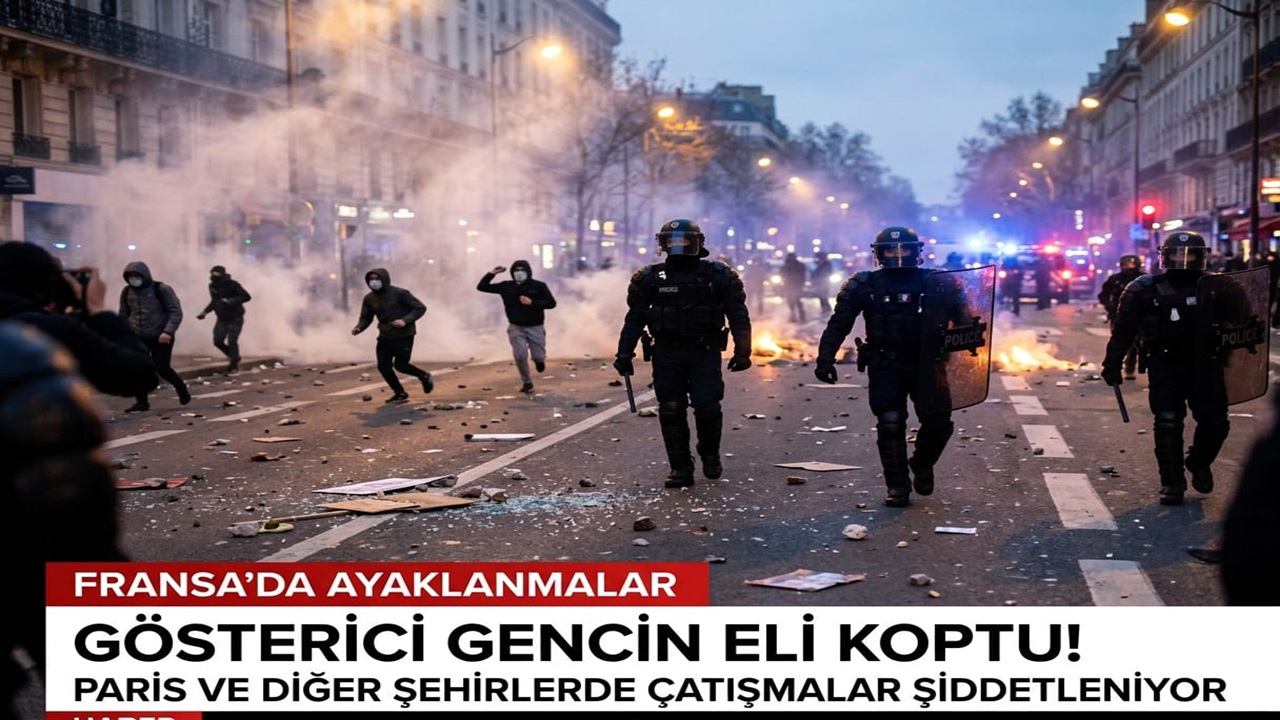 Fransa’da Protestolarda 15 Yaşındaki Öğrencinin Eli Koptu