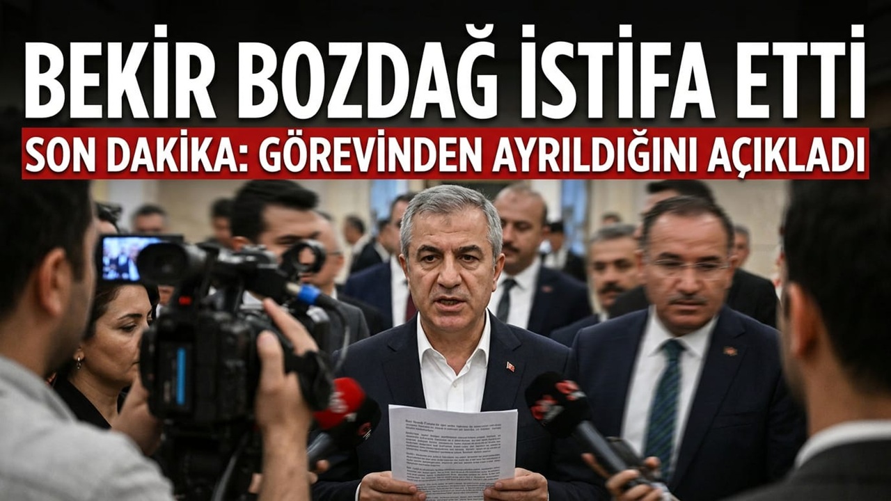 Bekir Bozdağ TBMM Başkanvekilliği Görevinden İstifa Etti