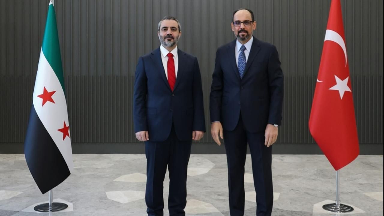 Kalın ve Şeybani Ankara’da görüştü: Gündemde Suriye’nin geleceği
