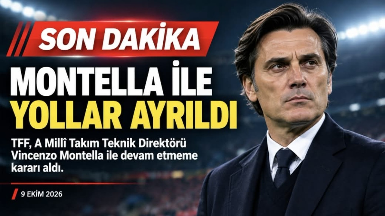 SON DAKİKA | TFF, Vincenzo Montella ile Yollarını Ayırdı