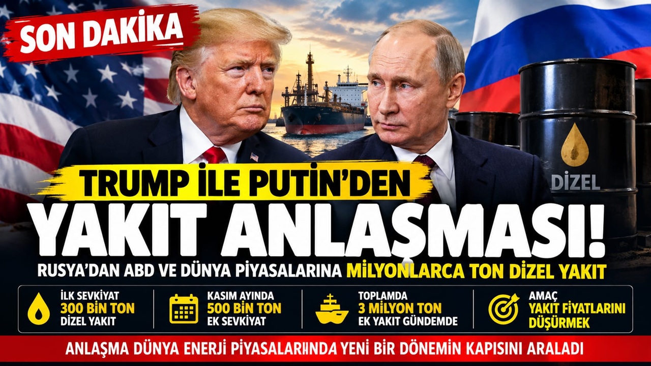 Trump Putin Görüşmesi Sonrası Rus Dizeli İçin Yaptırım Muafiyeti Açıklandı