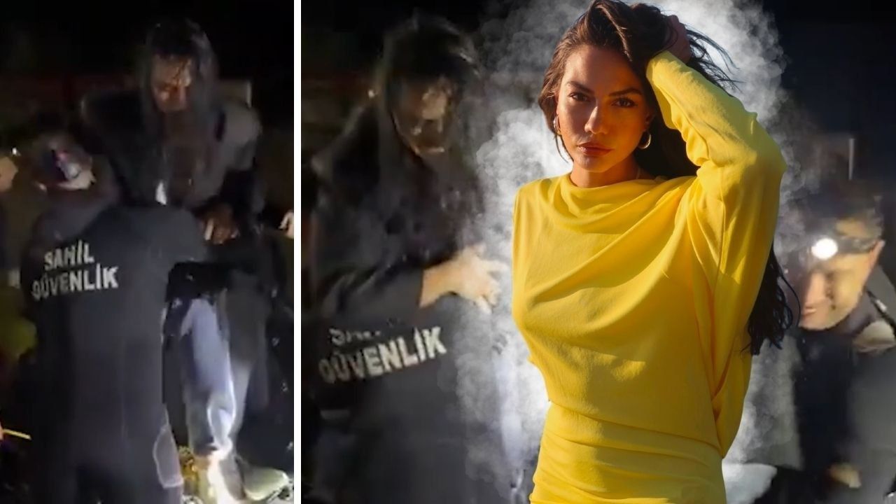Demet Özdemir İstanbul’daki selde mahsur kaldı, botla kurtarıldı
