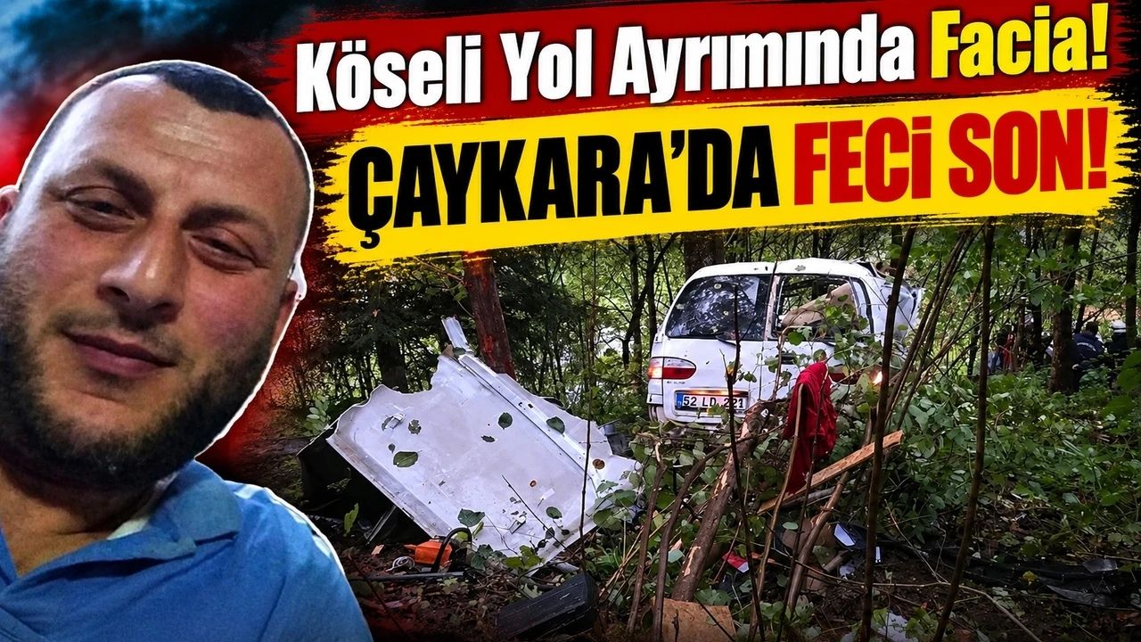 Trabzon Çaykara’da feci kaza: Otomobil 200 metrelik uçuruma yuvarlandı