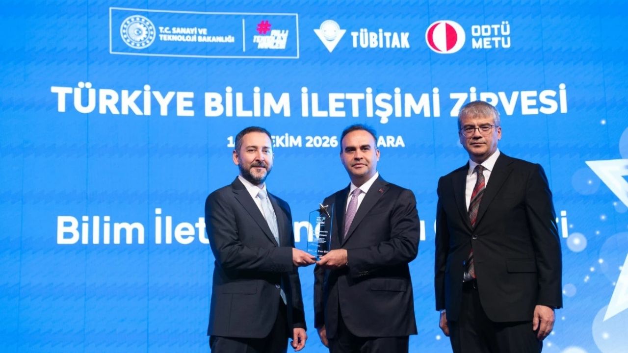 Konya Bilim Merkezi’ne bilim iletişimine katkı ödülü verildi