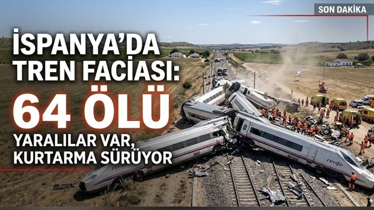 İspanya’da Hızlı Tren Kazası: Can Kaybı 64’e Yükseldiği İddia Edildi