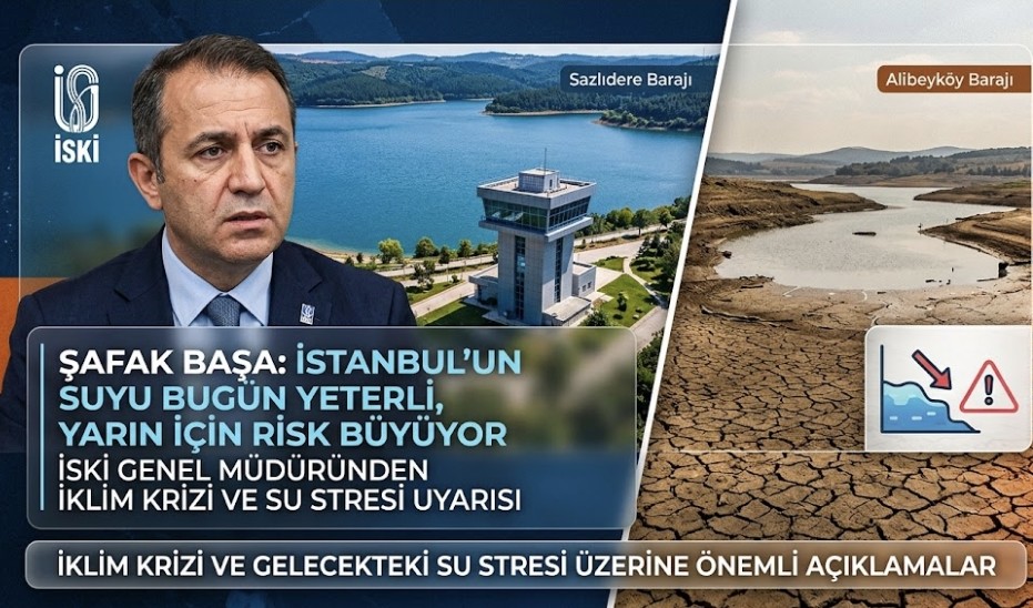 İSKİ Genel Müdürü Şafak Başa’dan İstanbul İçin Su Uyarısı: Bugün Yeterli, Gelecek Risk Altında
