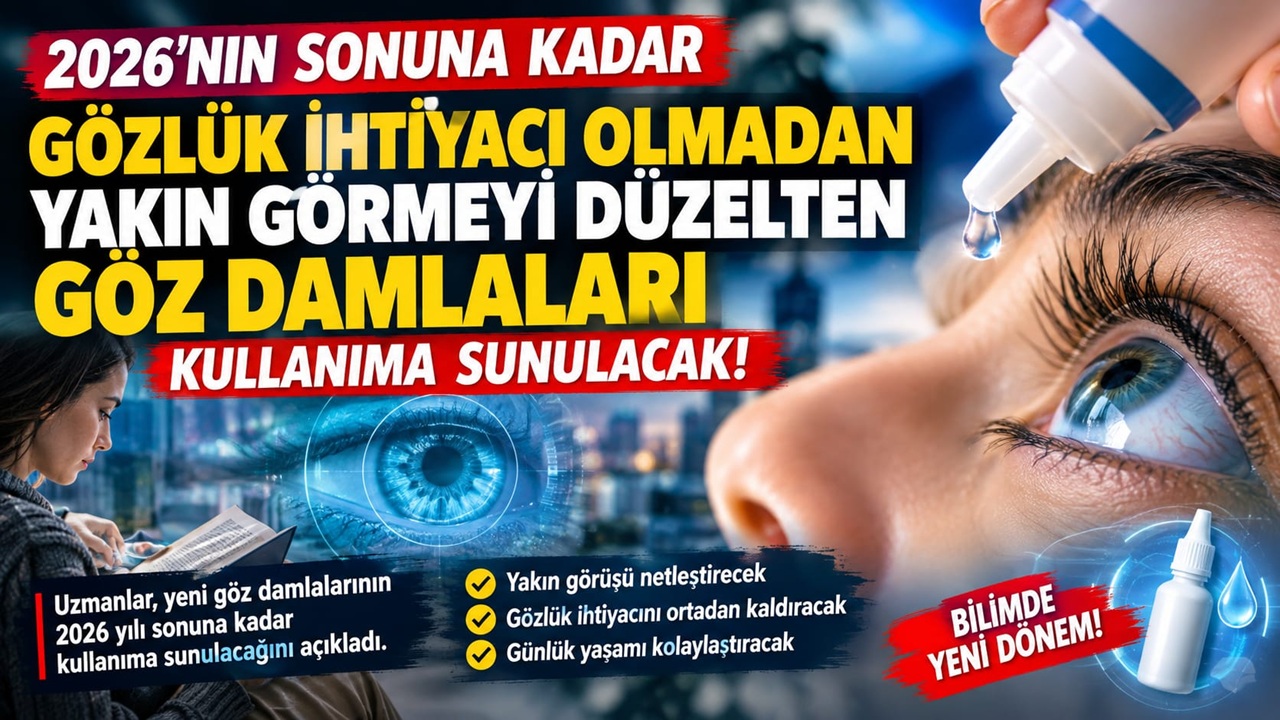 Gözlük Kullananlara Müjde Olabilir Yeni Göz Damlaları Yakın Görmeyi Destekliyor