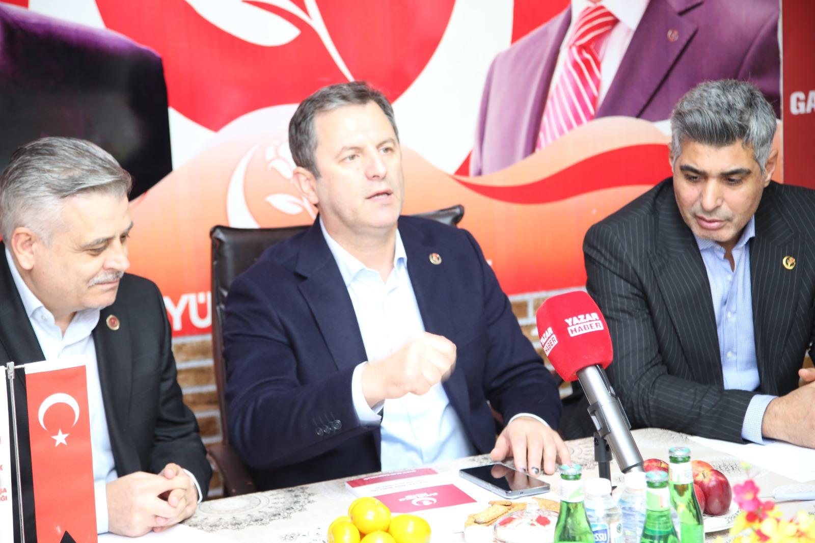 Büyük Birlik Partisi Gaziosmanpaşa İlçe Başkanlığına Türker Yörükçüoğlu’ndan Ziyaret