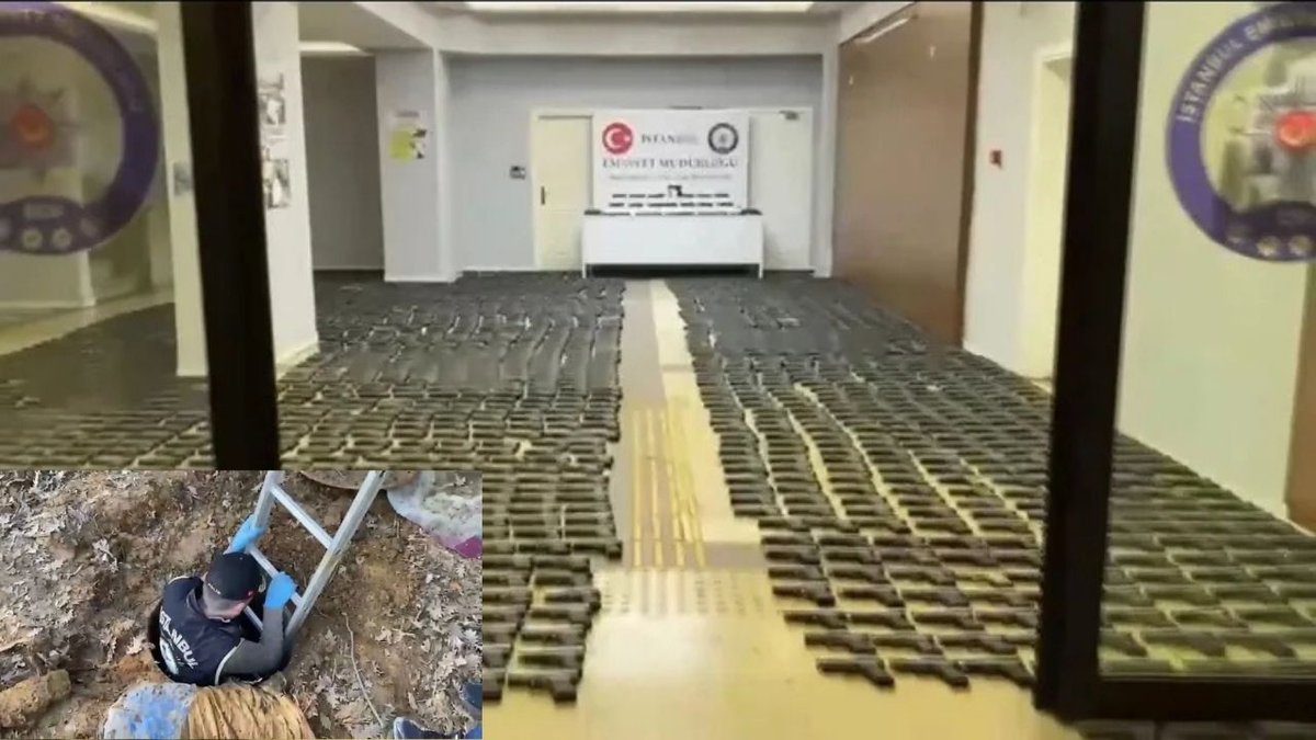 İstanbul'da Dev Silah Operasyonu: Yeraltında Binlerce Parça Ele Geçirildi