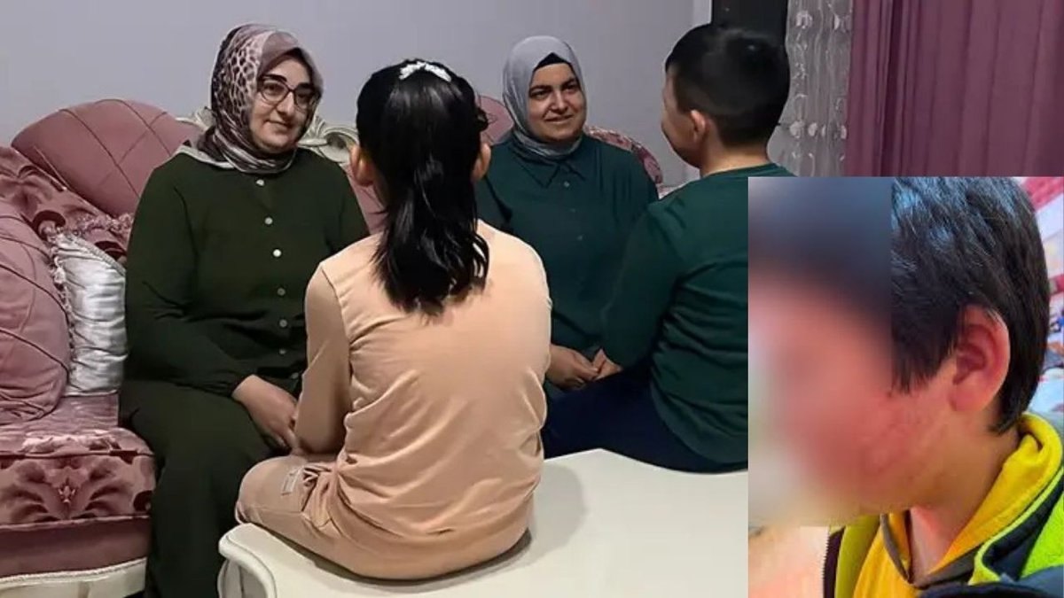 Konya'da Okulda Dehşet! 3 Kişilik Aile, 2 Çocuğu Darp Ederek Hastanelik Etti