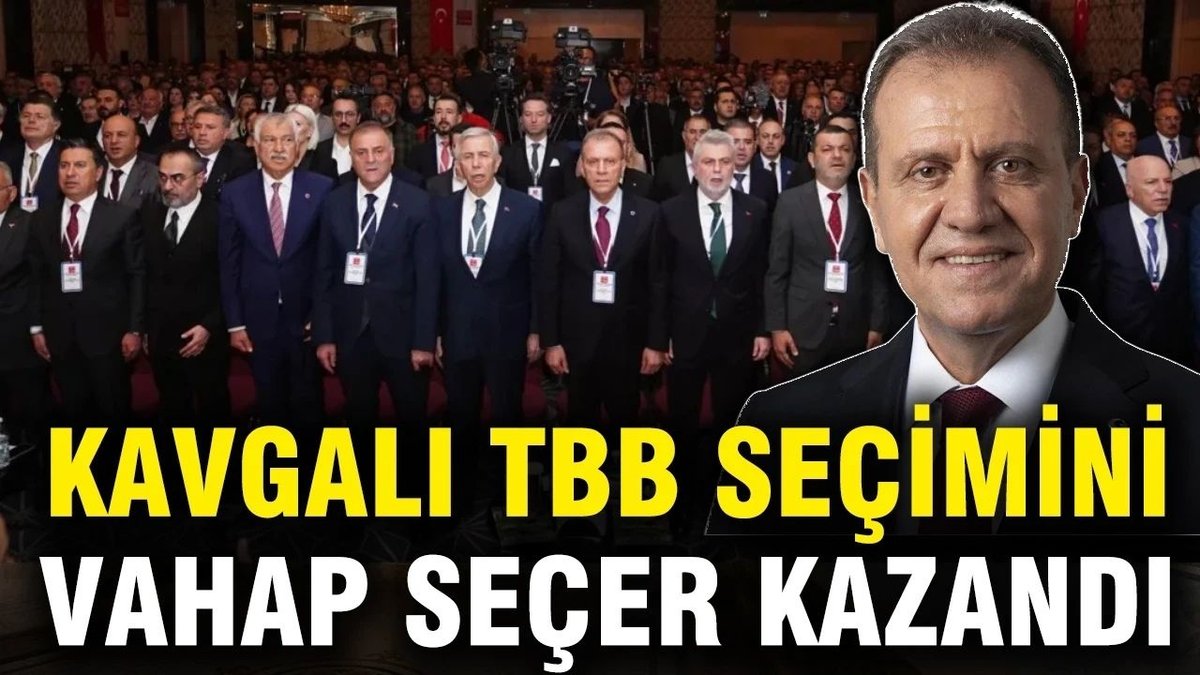 TBB Başkanı Vahap Seçer Oldu