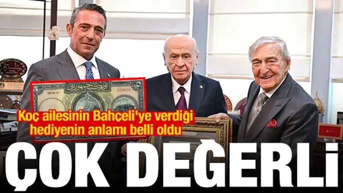 Koç Ailesinin Bahçeli’ye Verdiği Özel Hediye Ortaya Çıktı: Koleksiyoncuların Gözdesi “Bozkurtlu 5 Lira”