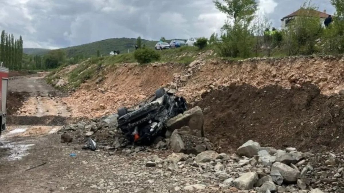 Yozgat’ta Korkutan Kaza: Takla Atan Otomobilde 4 Kişi Yaralandı