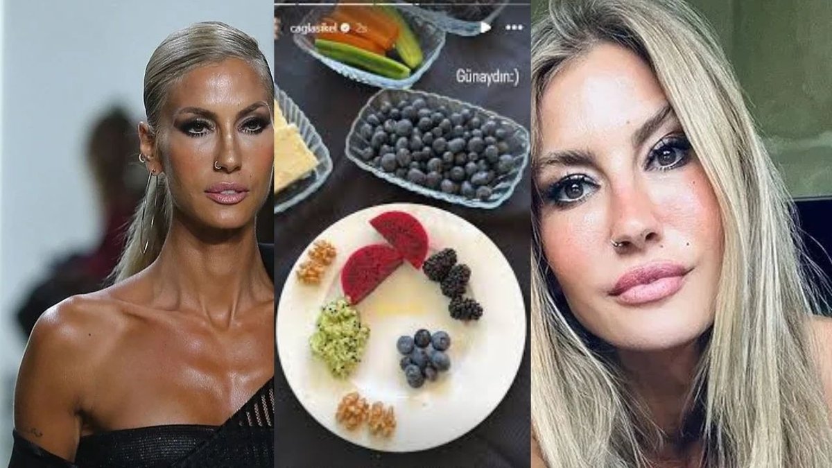 Çağla Şıkel’in Kahvaltısı Yine Olay Oldu! Fit Görünümünün Sırrı Gündemde