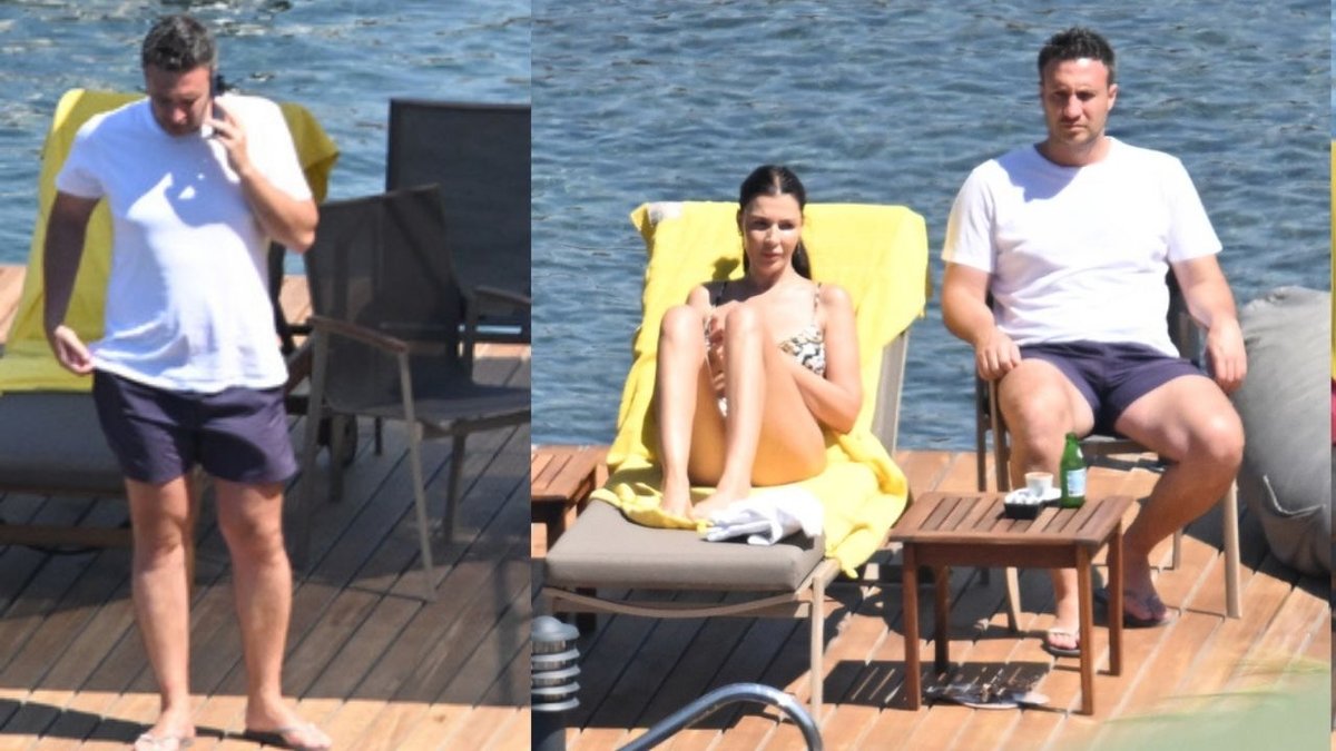 Hatice Şendil ile Burak Sağyaşar Bodrum’da Dinleniyor