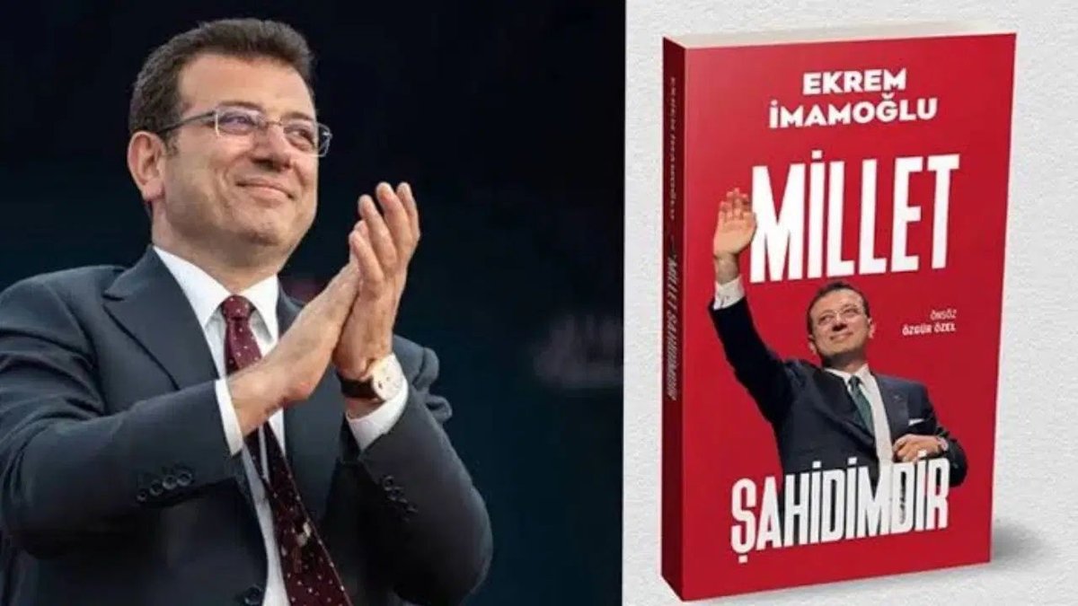 İmamoğlu’nun “Millet Şahidimdir” Kitabına Baskı Öncesi Yasak Kararı