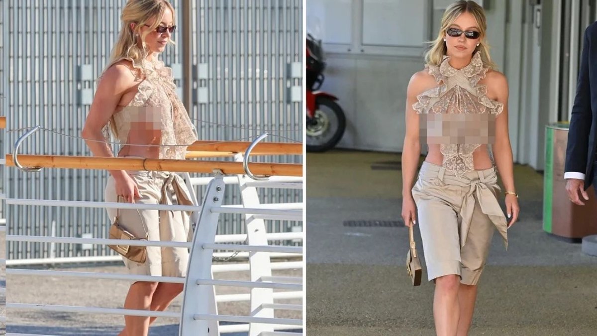Sydney Sweeney’nin Venedik Tarzı Dikkat Çekti: Dantelli Büstiyeri Gündem Oldu