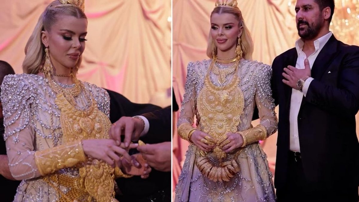 Vanlı İş Adamı ile Fenomenin Nişanında Takılar Gündem Oldu