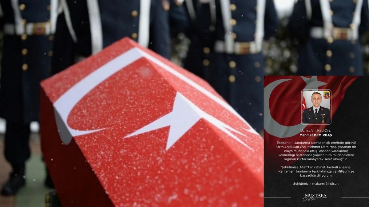 Eskişehir’de Yürek Yakan Olay Görev Başında Şehit Olan Jandarma Uğurlanacak