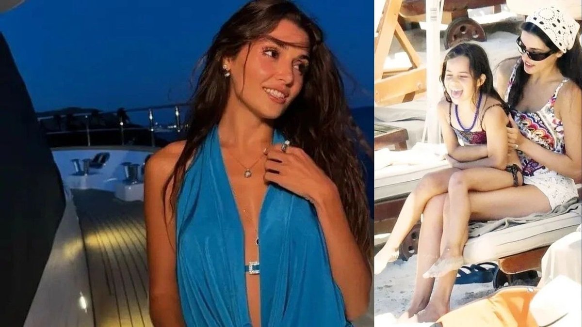 Hande Erçel’in Tatildeki En Özel Anları Mavi İle Gündem Oldu