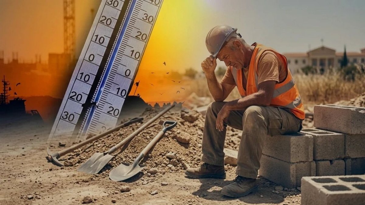 KKTC’de 40 derece alarmı: Açık alanda çalışma saatlerine sıcaklık düzenlemesi