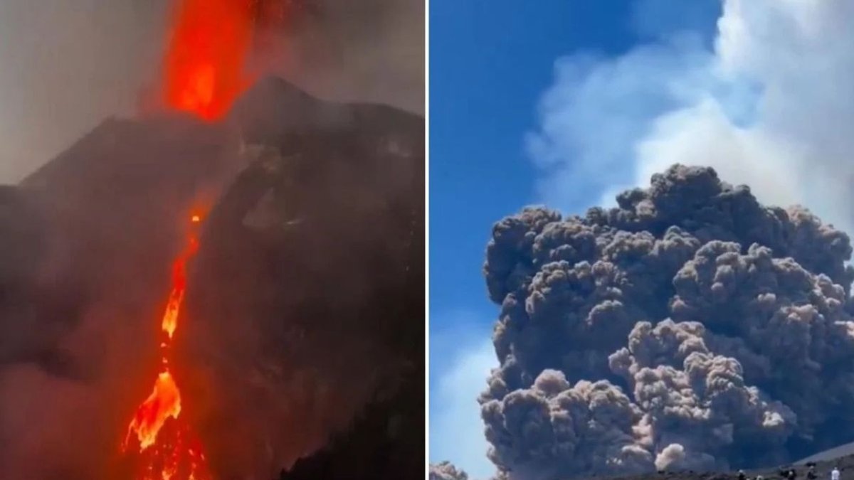 Etna Yanardağı Alarm Veriyor: Kül Bulutu Hava Trafiğini Felç Etti