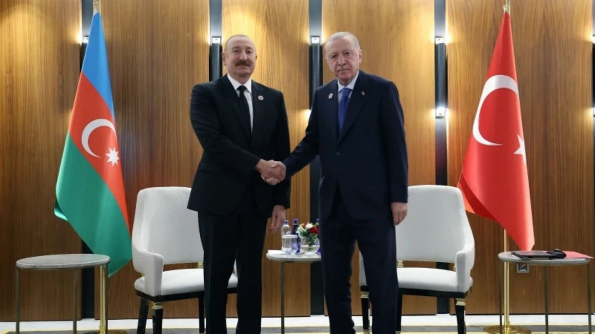 Cumhurbaşkanı Erdoğan, Aliyev İle Bişkek’te Bir Araya Geldi