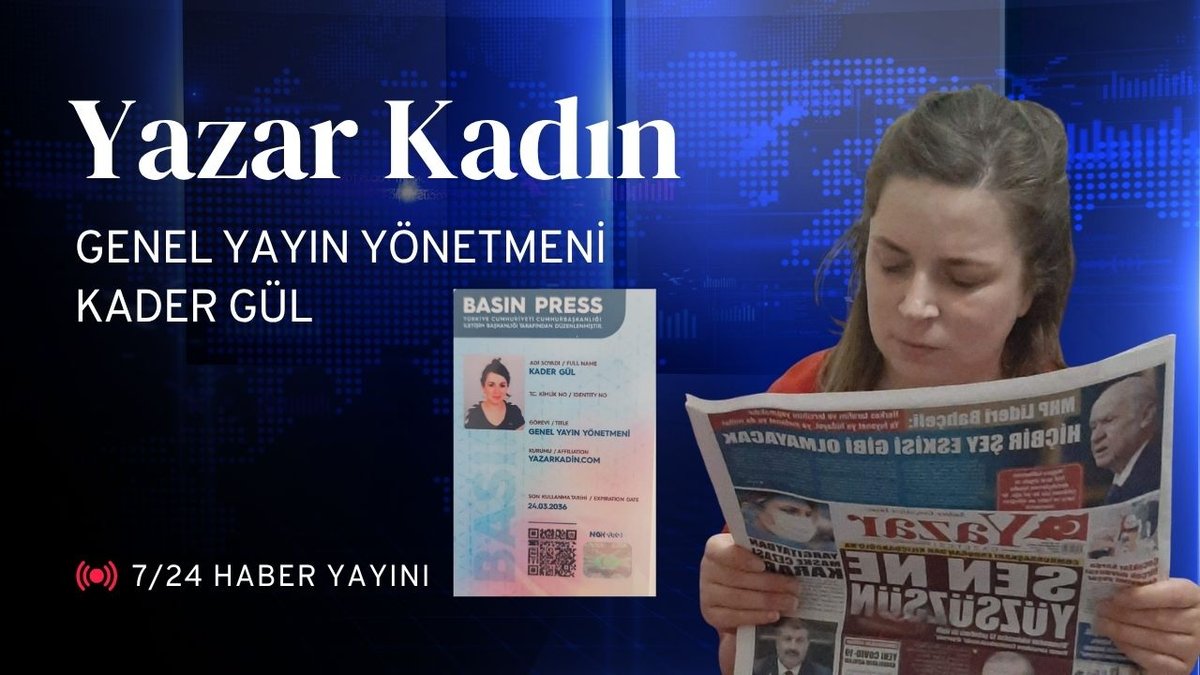 Yazar Kadın Genel Yayın Yönetmeni Kader Gül Basın Kartını Aldı Yazar Medyada Yeni Dönem Başladı