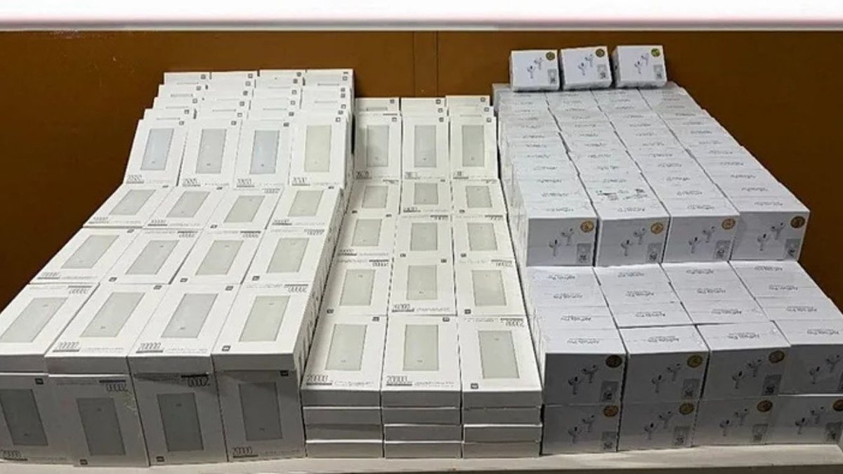 Kocaeli'nde Kaçak Elektronik Ürünlere Baskın: Milyonlarca Eşya Yakalandı