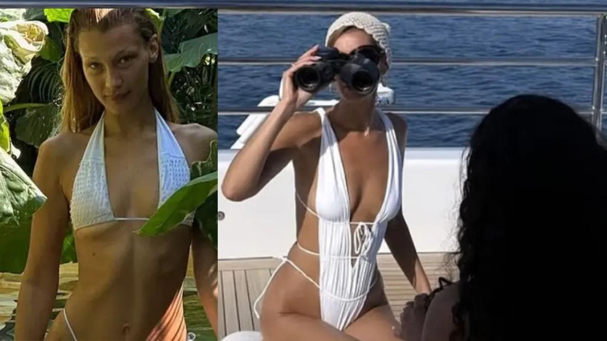 Bella Hadid Cannes Sonrası Tatilde Göz Kamaştırdı: Beyaz Mayo Pozları Sosyal Medyayı Salladı