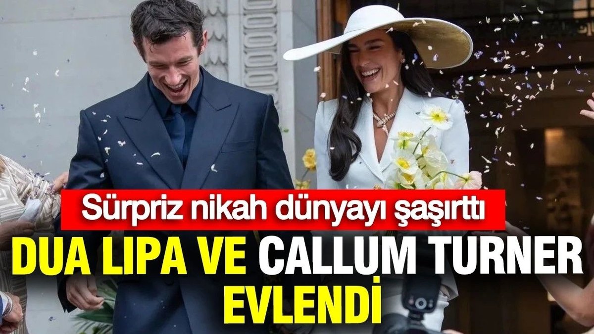 Dua Lipa ve Callum Turner Sürpriz Nikahla Evlendi: Londra’daki Sade Tören Gündem Yarattı
