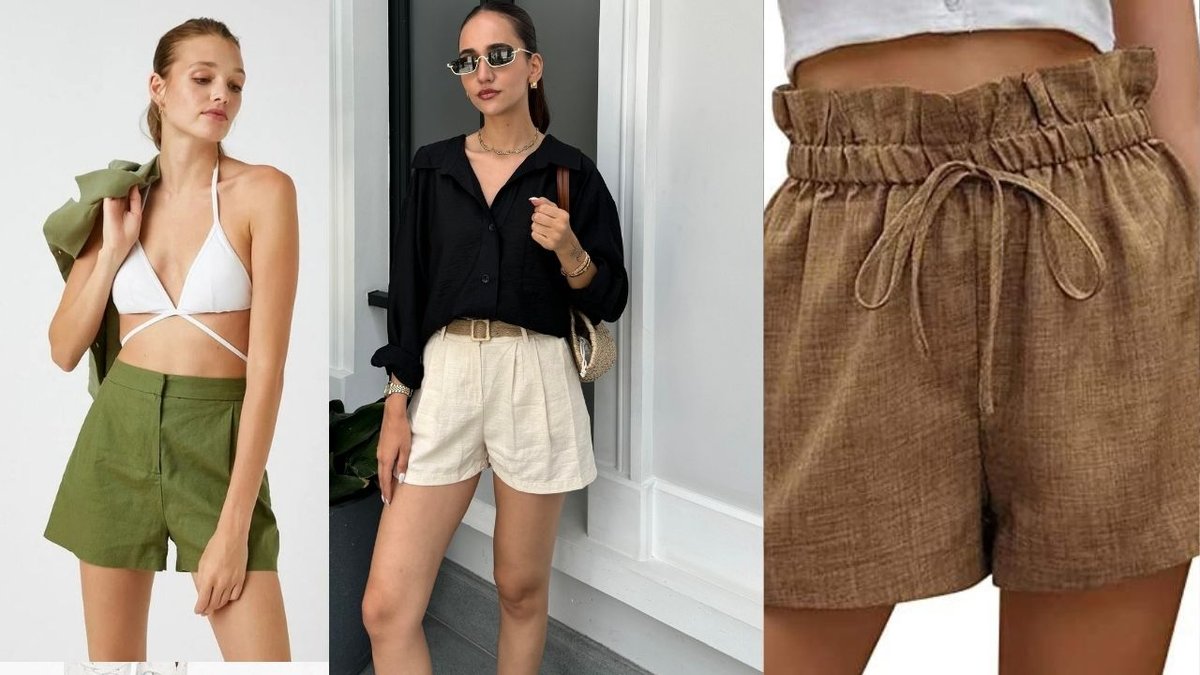 Keten Şort Kadın: Yazın Hafifliği ve Şıklığı Bir Arada