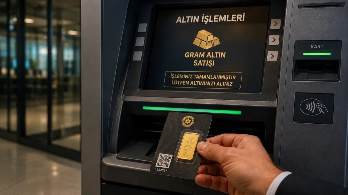 Altın Alımında Yeni Dönem Başladı ATM’lerden Gram Altın Verilecek