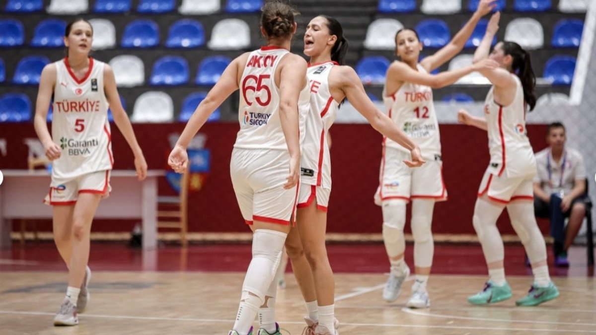 U16 Kız Milli Takımı İsrail’i Mağlup Ederek Grubu İkinci Tamamladı
