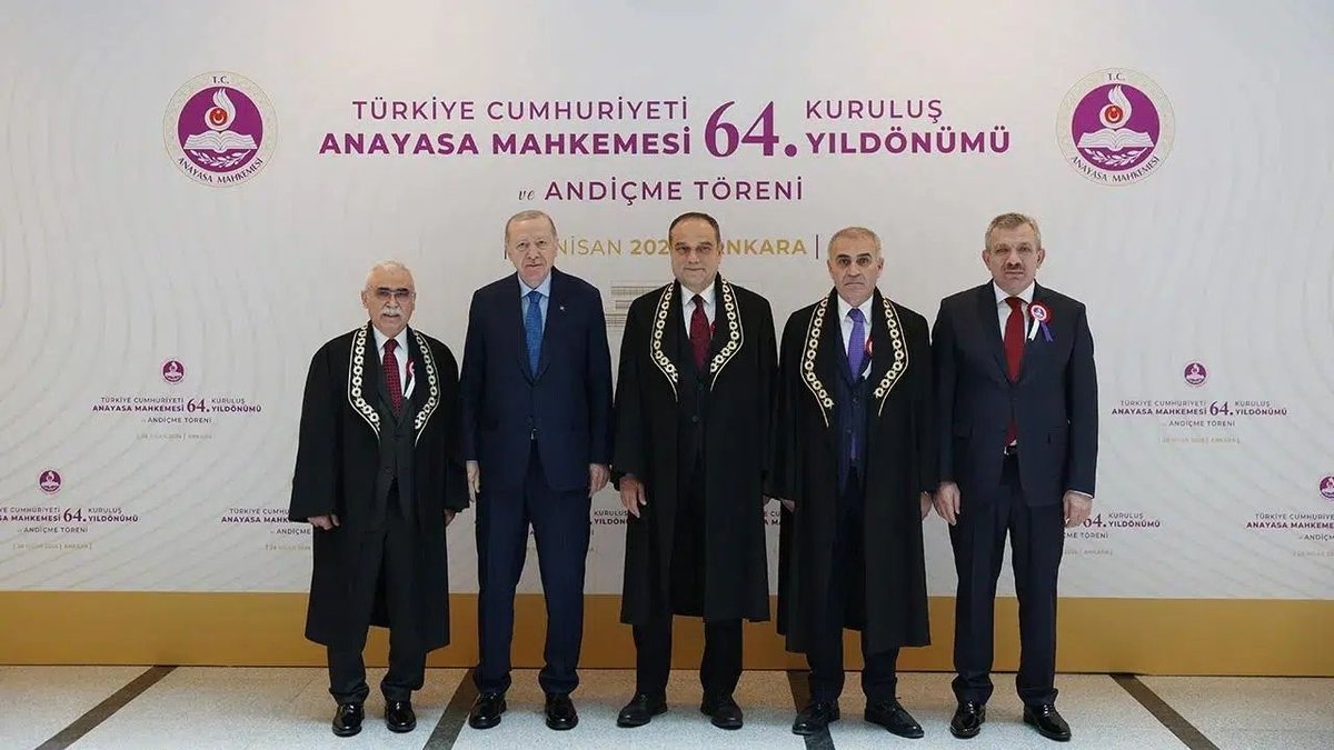 Anayasa Mahkemesi'nin 64. Yıl Dönümünde Yeni Üye Şaban Kazdal Yemin Etti