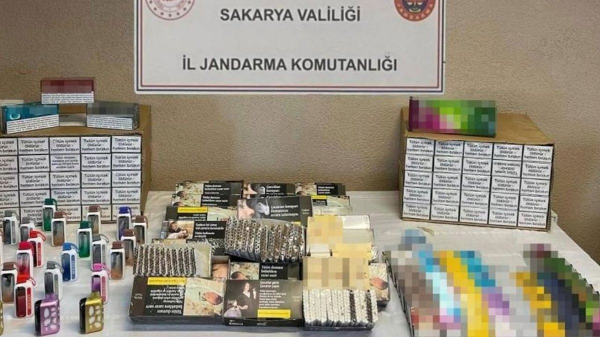 Sakarya’da Kaçakçılık ve Uyuşturucu Operasyonu: 4 Gözaltı, Binlerce Ürün Ele Geçirildi