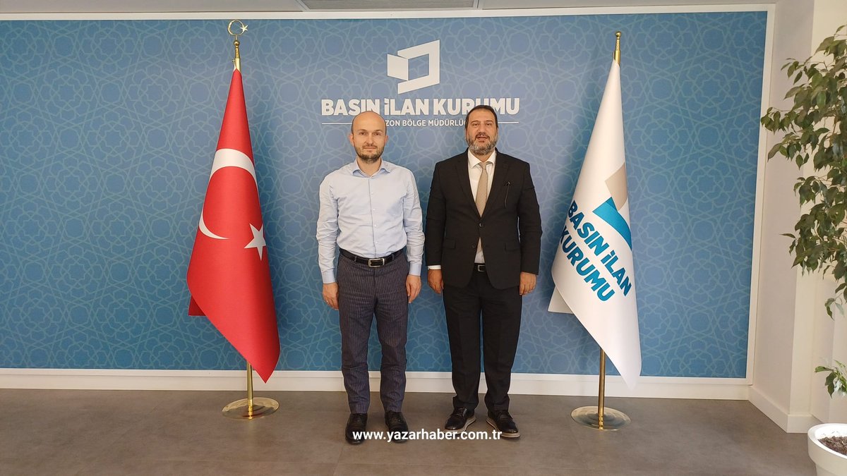 Yazar Medya AŞden BİK Trabzon İl Müdürü Ali Nuhoğluna Ziyaret 2030 Vizyonu Paylaşıldı