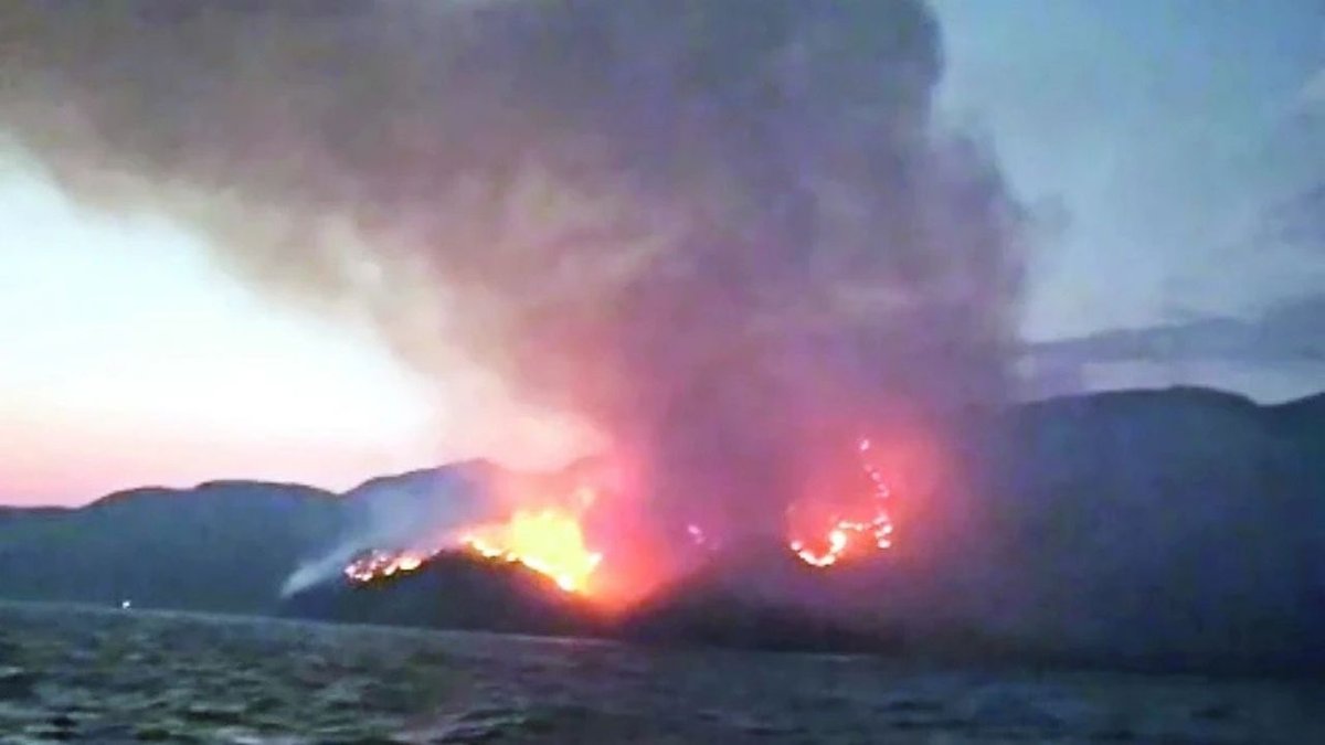 Marmaris’te Orman Yangını: Havadan Ve Karadan Yoğun Müdahale