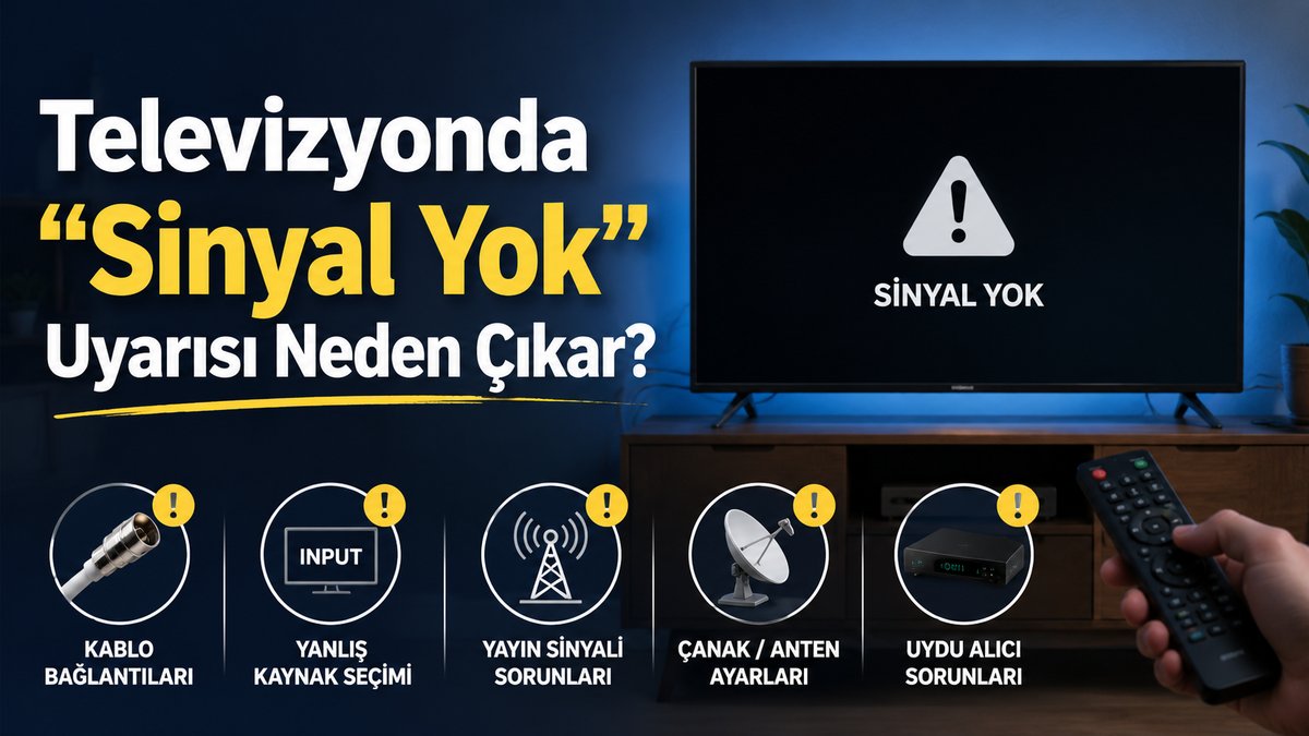 Televizyonda “Sinyal Yok” Uyarısı Neden Çıkar Sorunun Kaynağını Böyle Bulun