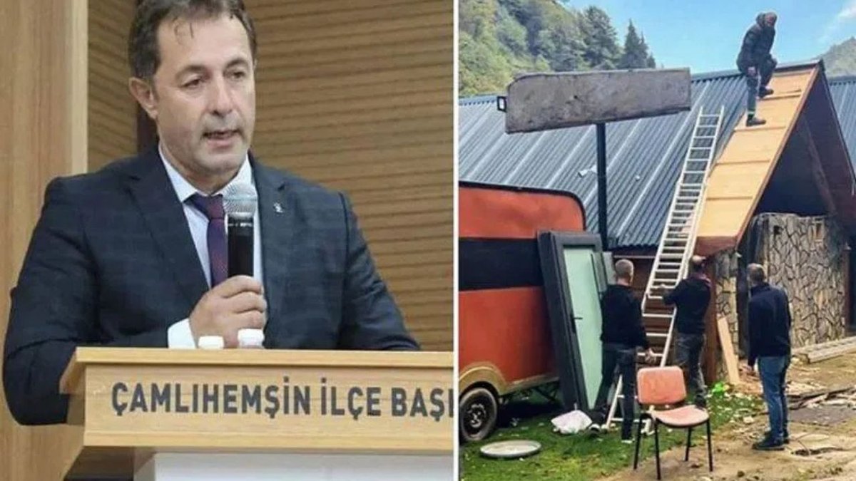 AK Parti Çamlıhemşin İlçe Lideri Görevinden Ayrıldı