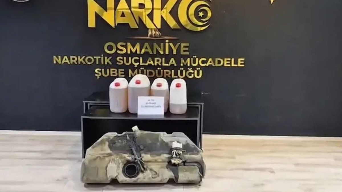 Osmaniye’de narkotik operasyonu: Yakıt deposundan 48 kilo uyuşturucu çıktı